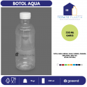 Botol PET AQUA 330 ml Garis