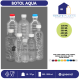 Botol PET AQUA 1L Baru