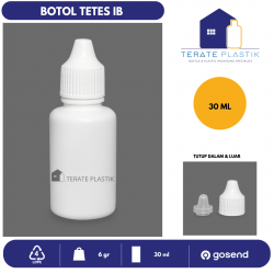 Botol TETES IB Putih 5ml, 10ml, & 30ml