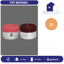 Pot MUTIARA Pink & Coklat | 30 gr & 60 gr