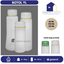 BOTOL YL TUTUP HIJAU PUTIH