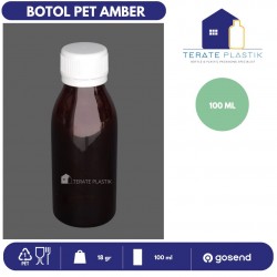 Botol PET AMBER 60 ml & 100 ml
